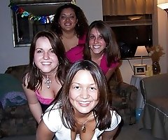 Real heat of down blouse horny girls